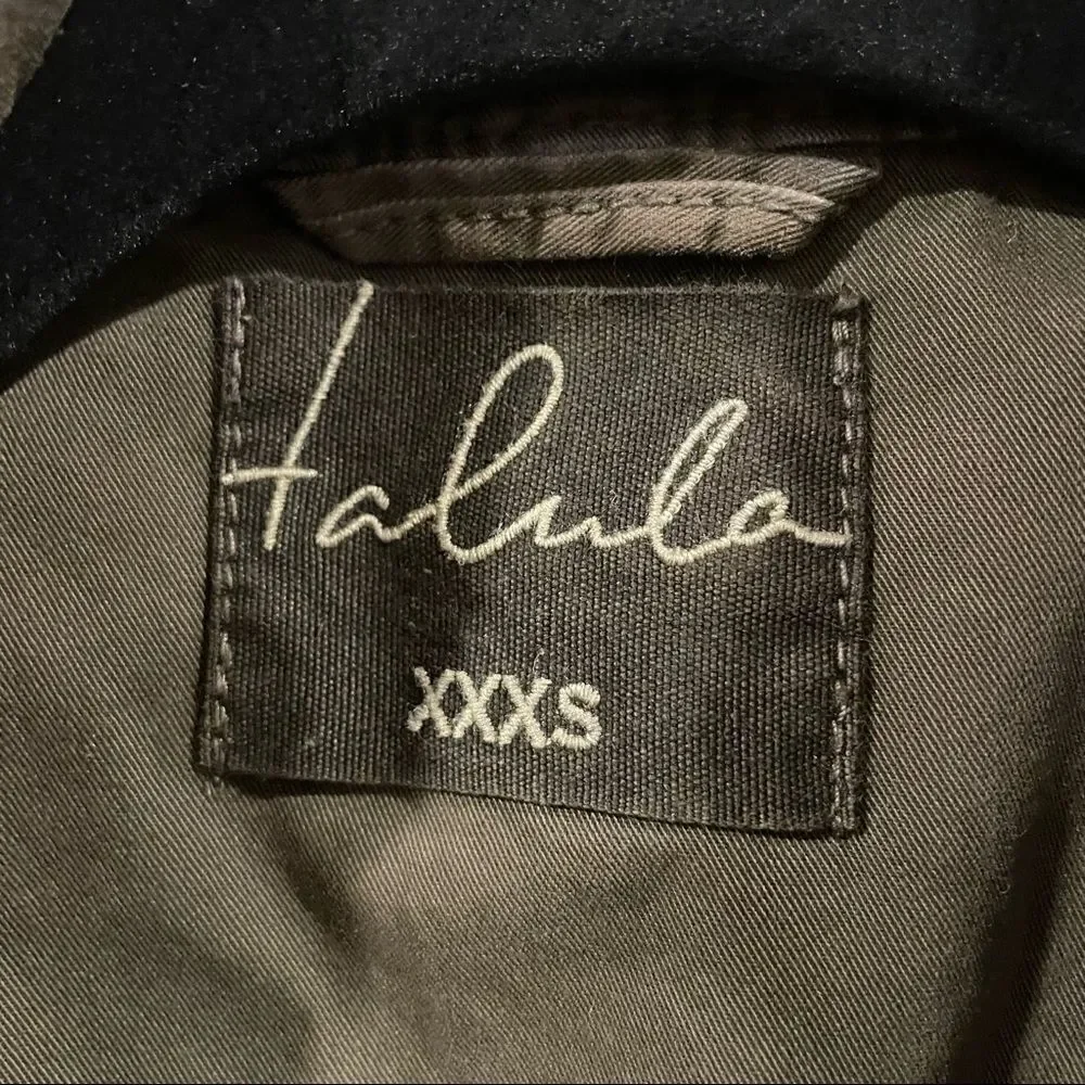 Talula Military Style Coat XXXS utility Jacket